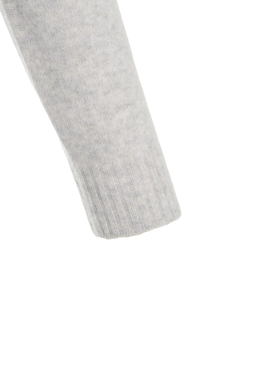 Dondup Maglione in cashmere con collo alto Grijs