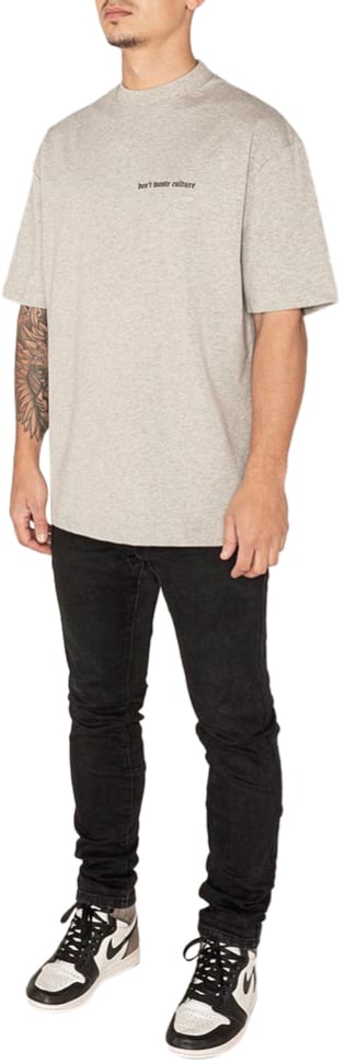 Don't Waste Culture Millet T-Shirt Grijs
