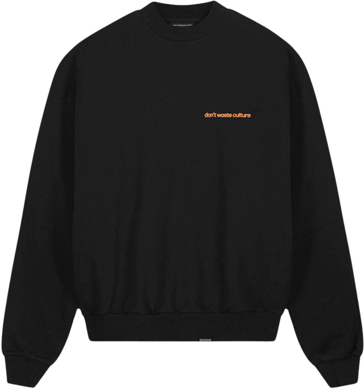 Don't Waste Culture Matt Sweater Zwart