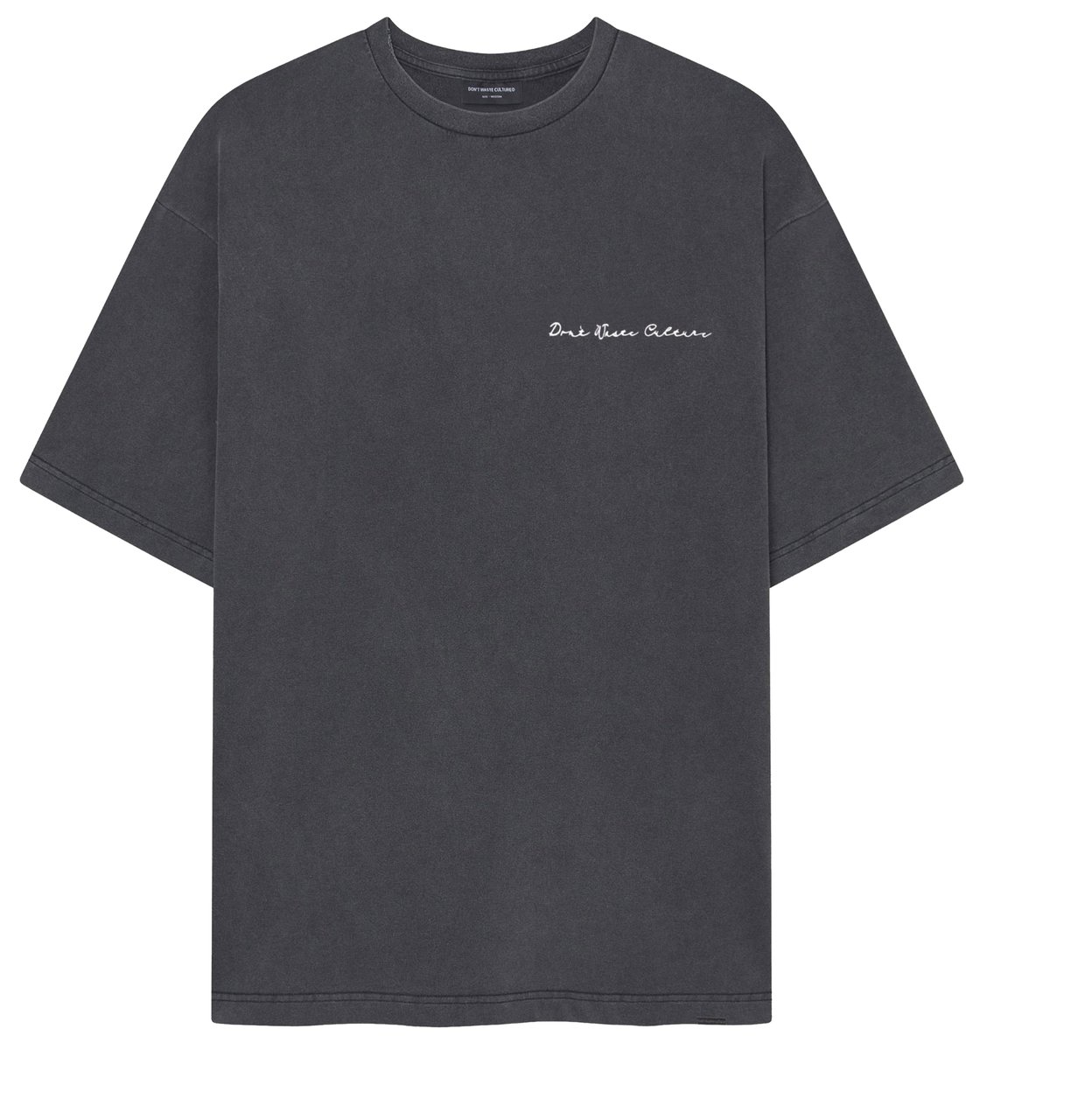 Don't Waste Culture Sardo | Washed Black Donkergrijs