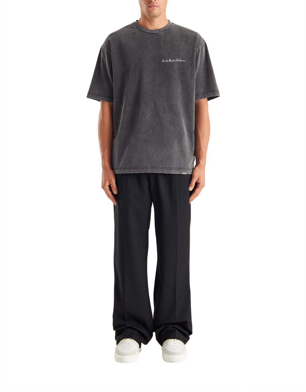 Don't Waste Culture Sardo | Washed Black Donkergrijs