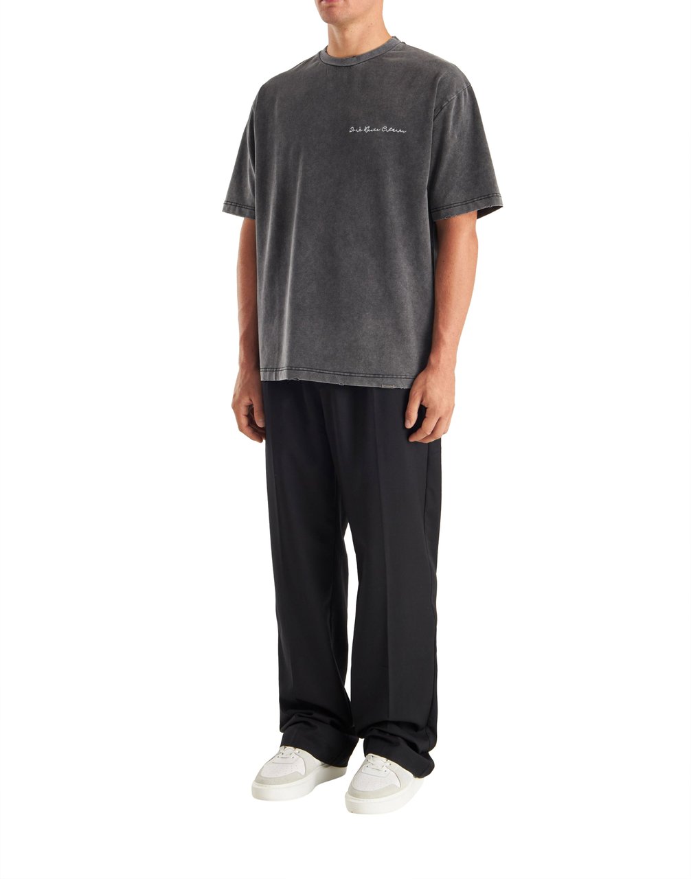 Don't Waste Culture Sardo | Washed Black Donkergrijs