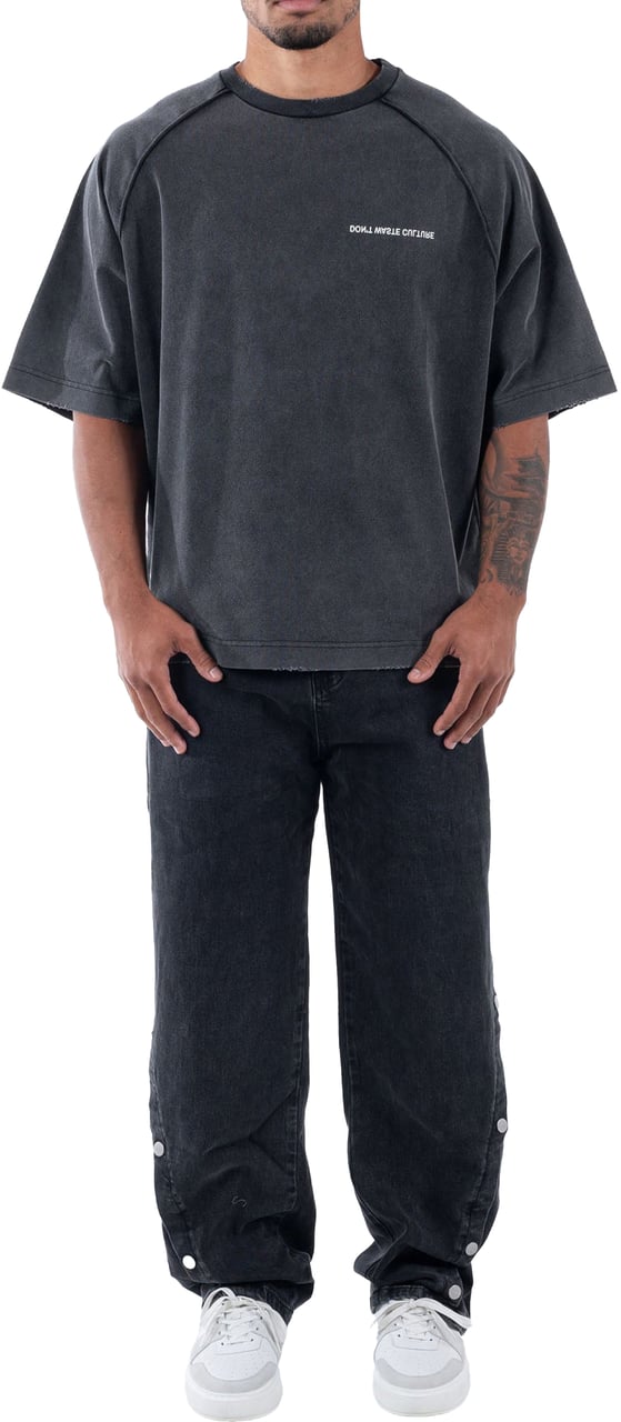 Don't Waste Culture Rado | Washed Black Donkergrijs