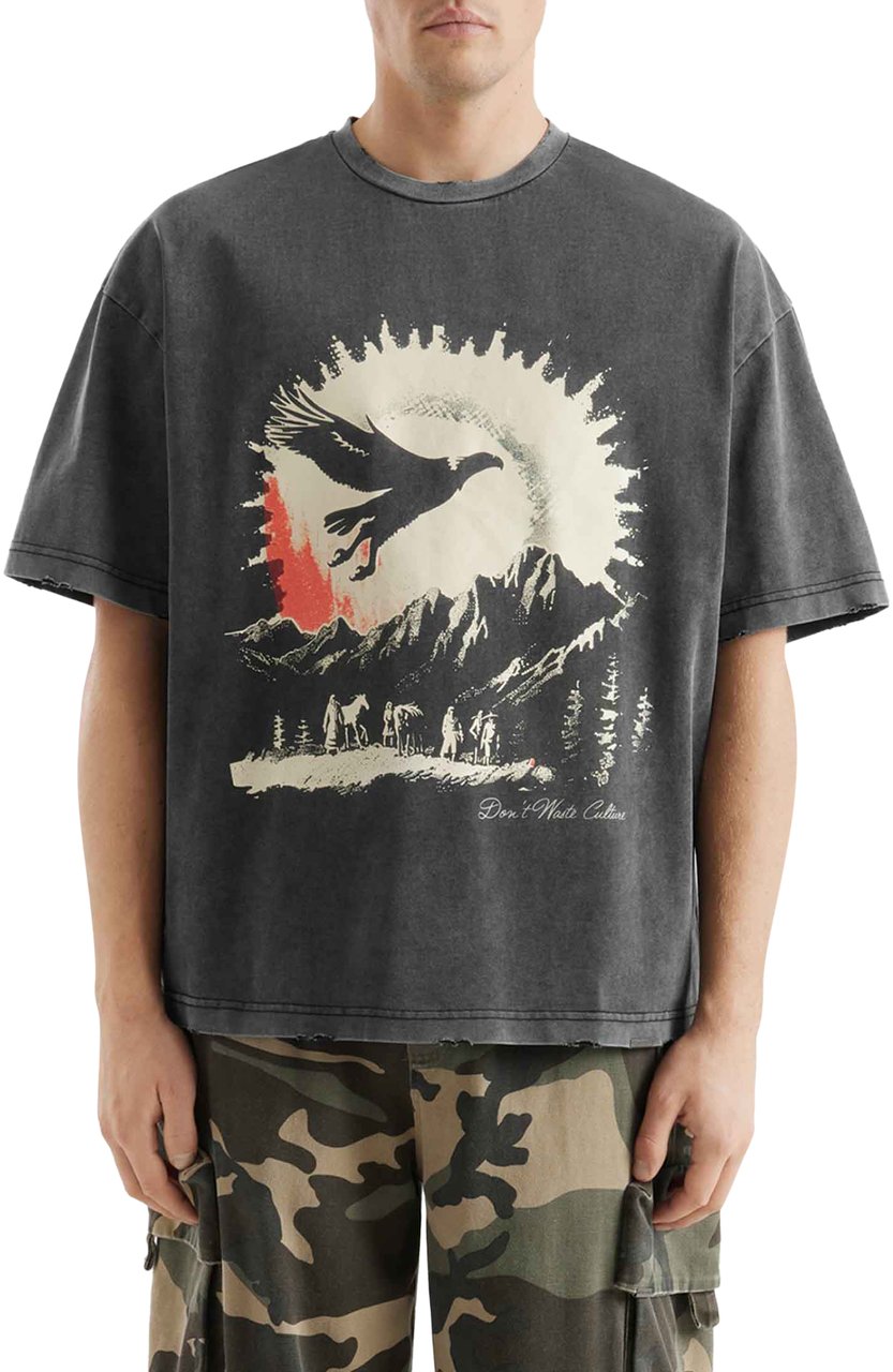 Don't Waste Culture Raven | Washed Black Donkergrijs