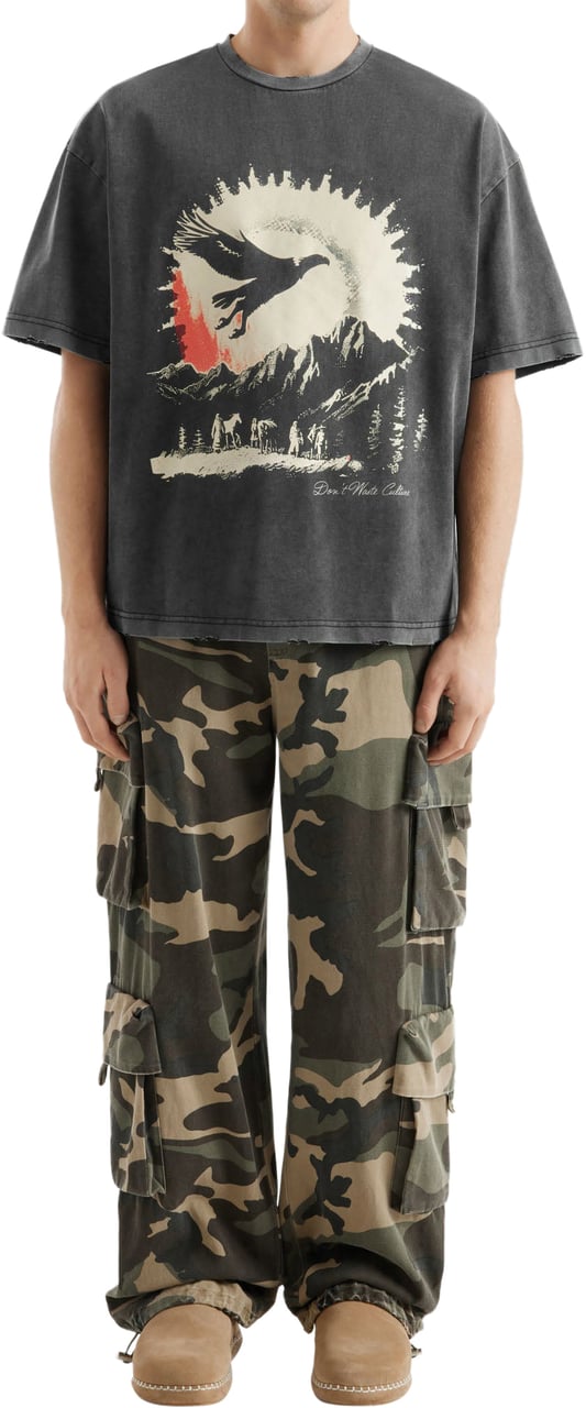 Don't Waste Culture Raven | Washed Black Donkergrijs