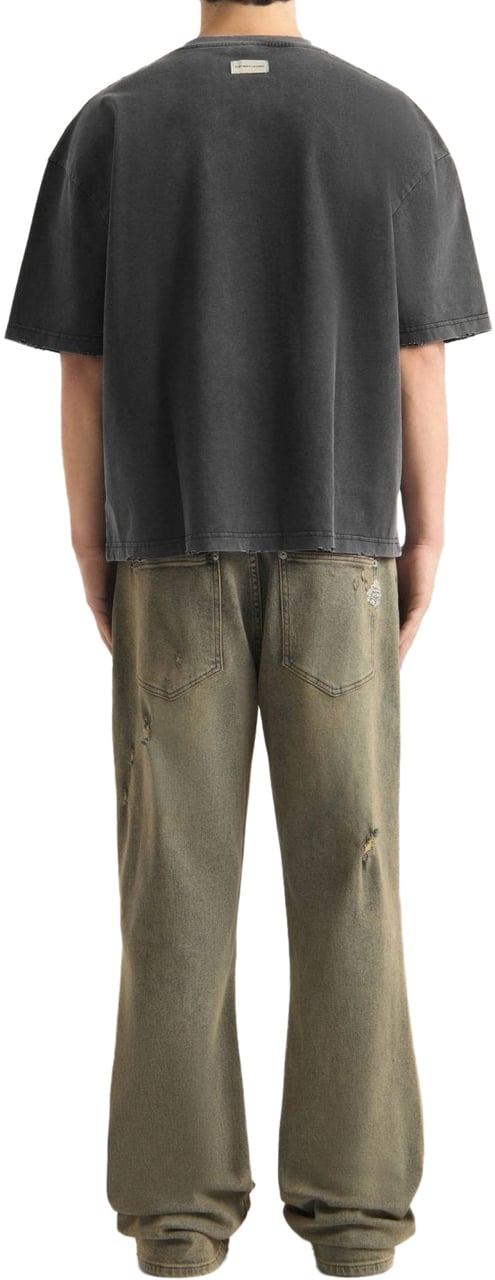 Don't Waste Culture Veyric T-shirt | Washed Black Donkergrijs