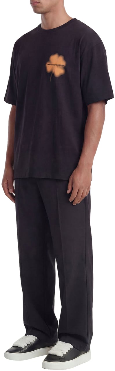 Don't Waste Culture Kaorisa T-shirt | Black Zwart