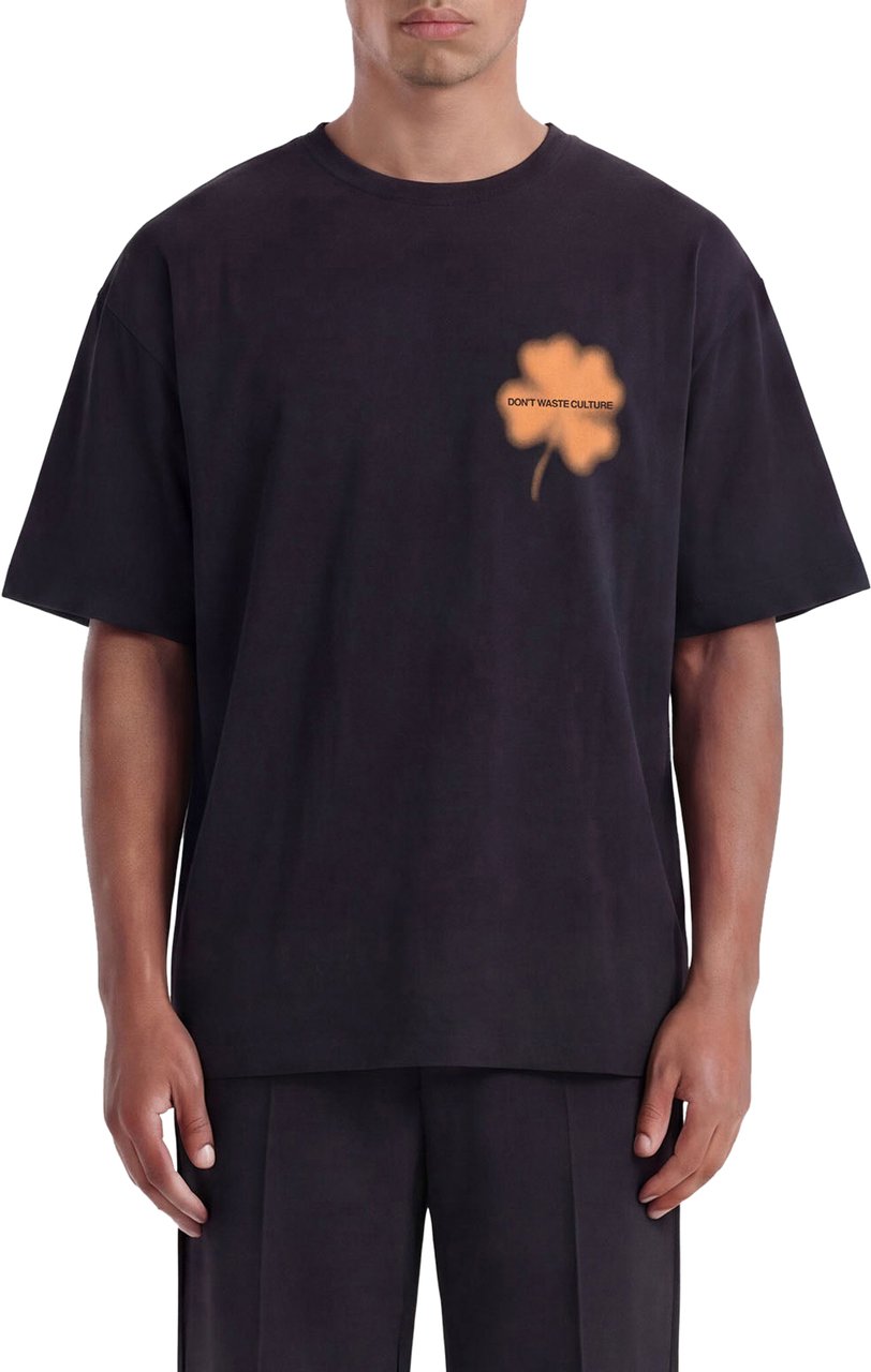 Don't Waste Culture Kaorisa T-shirt | Black Zwart