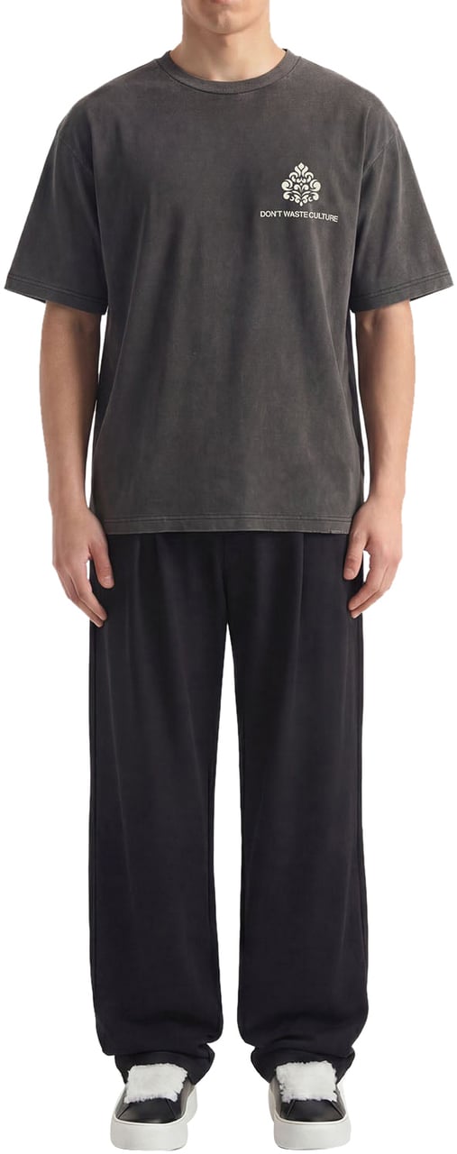 Don't Waste Culture Azemari T-shirt | Washed Black Donkergrijs