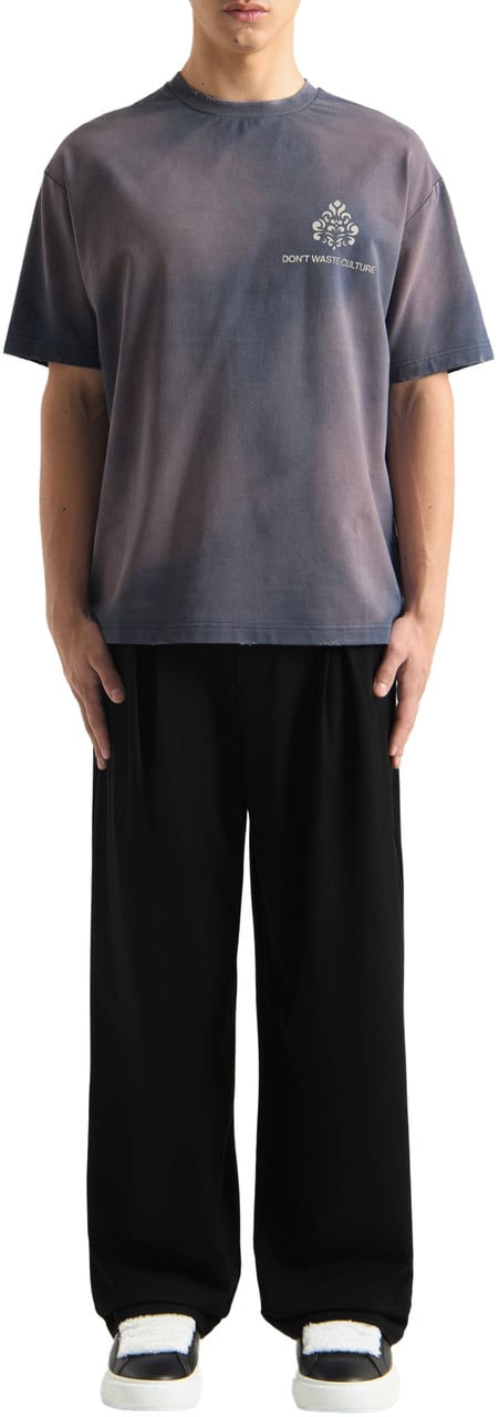 Don't Waste Culture Azemari T-shirt | Faded Blue Blauw
