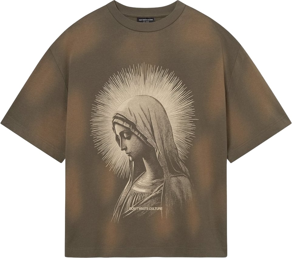 Don't Waste Culture Daishoji T-shirt | Faded Olive Groen