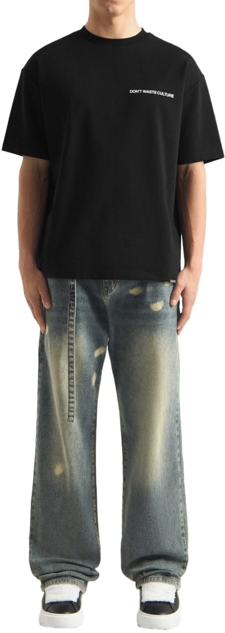 Don't Waste Culture Toshimi T-shirt | Black Zwart