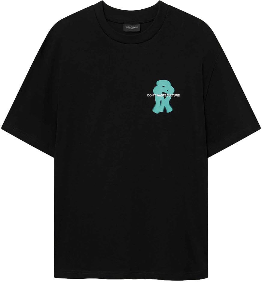 Don't Waste Culture Risa T-Shirt Zwart