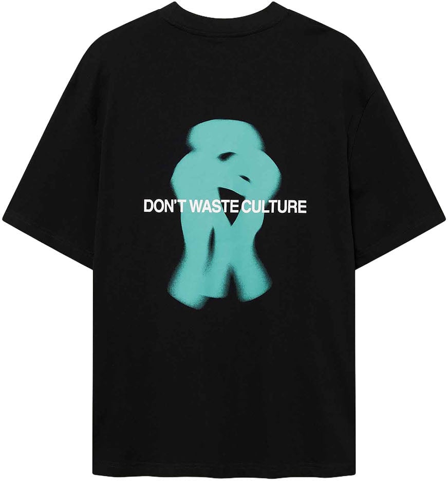 Don't Waste Culture Risa T-Shirt Zwart