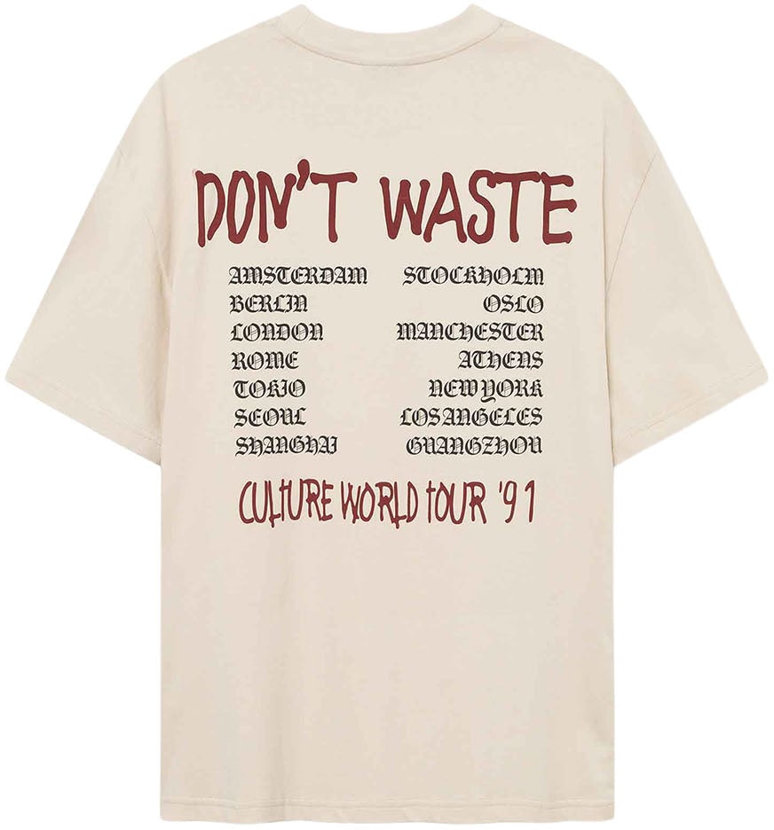 Don't Waste Culture Jovi T-Shirt Beige