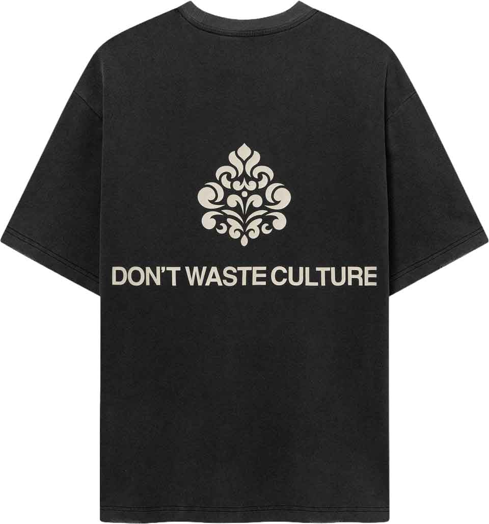 Don't Waste Culture Azemari | Washed Black Donkergrijs