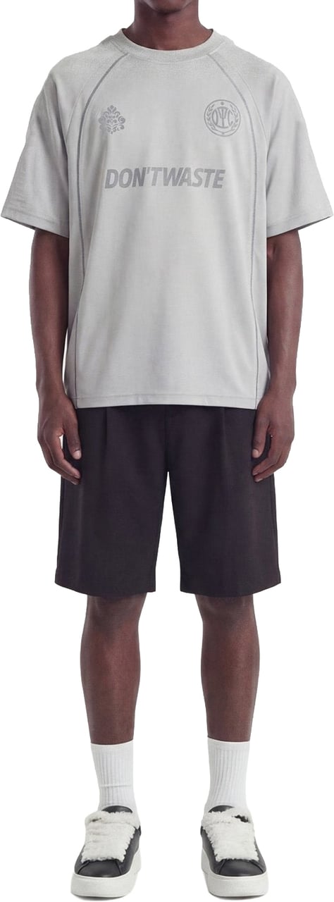Don't Waste Culture Luca T-shirt | Light Grey Grijs