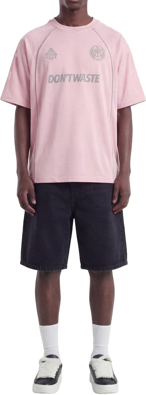 Don't Waste Culture Luca T-shirt | Light Pink Roze