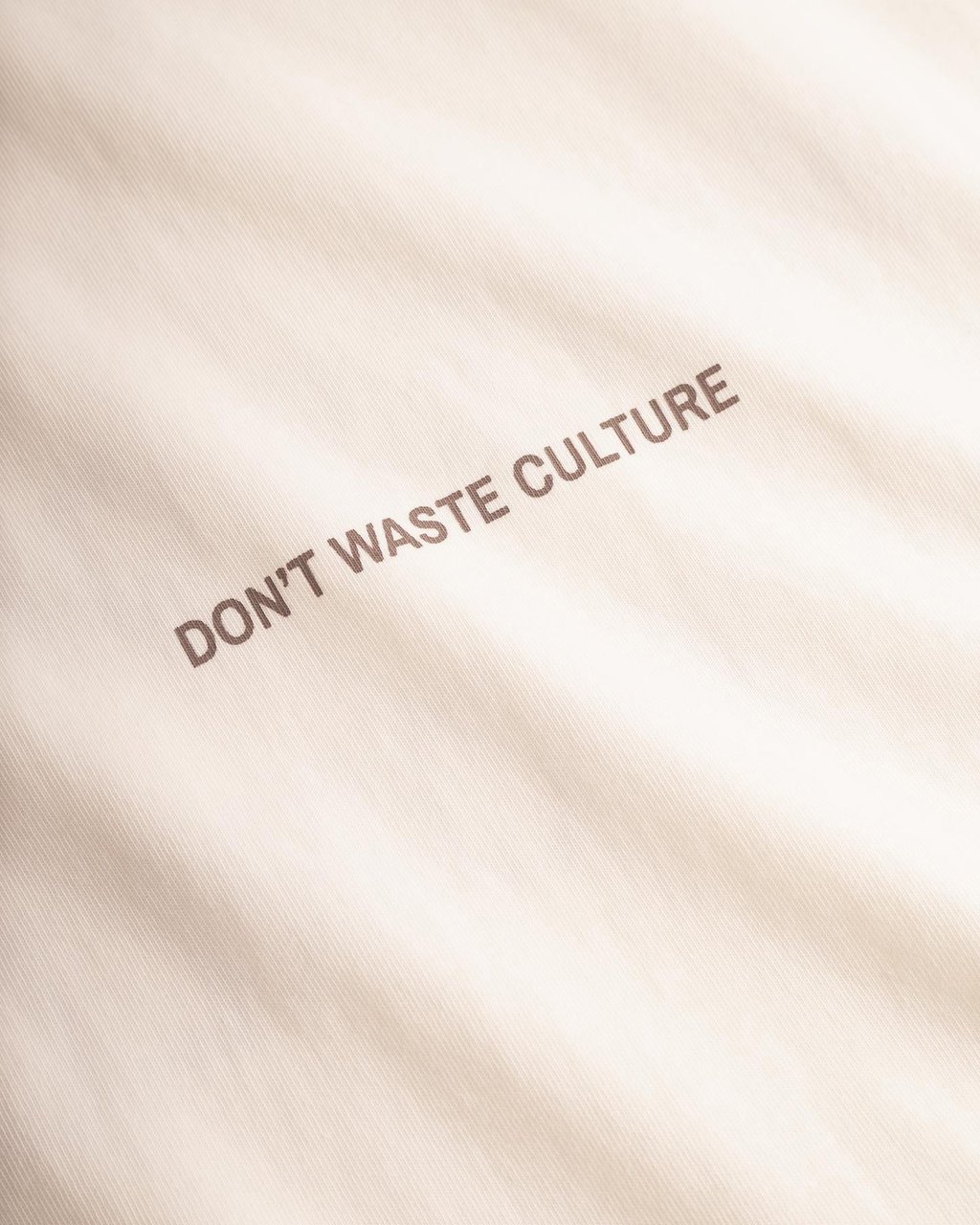 Don't Waste Culture Heren Thandor Wit