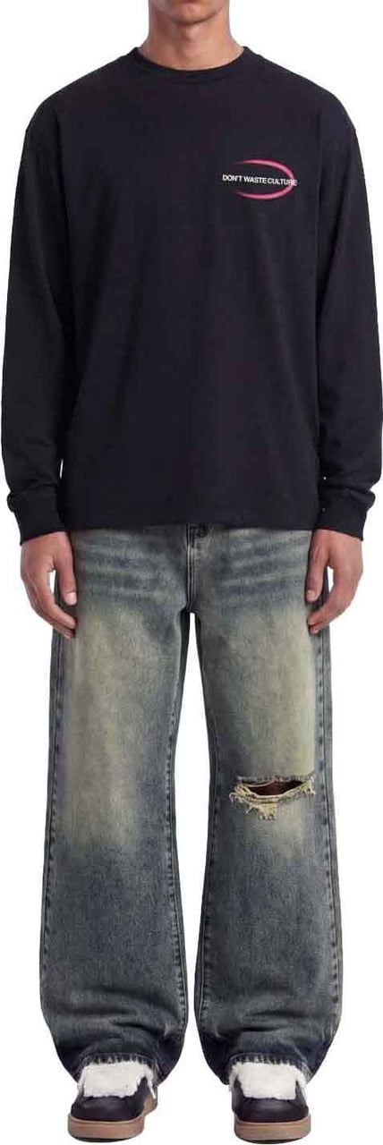 Don't Waste Culture Tavi Longsleeve | Black Zwart