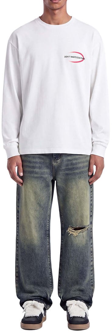 Don't Waste Culture Tavi Longsleeve Wit