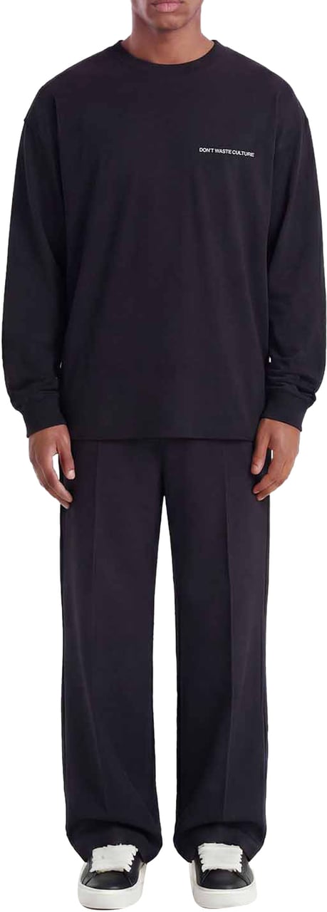 Don't Waste Culture Quasi Longsleeve | Black Zwart