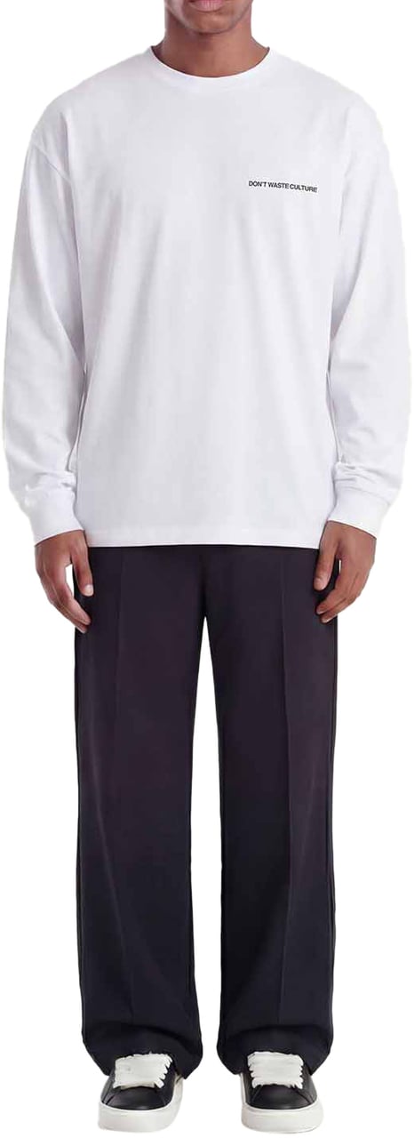Don't Waste Culture Quasi Longsleeve | White Wit
