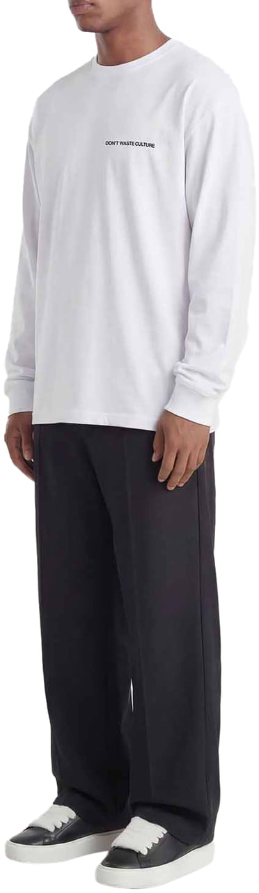 Don't Waste Culture Quasi Longsleeve | White Wit
