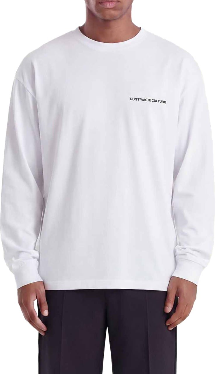 Don't Waste Culture Quasi Longsleeve | White Wit