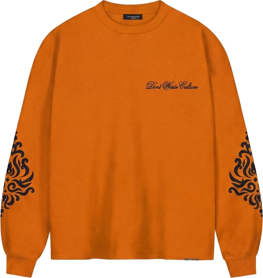 Don't Waste Culture Roye Longsleeve | Orange Oranje