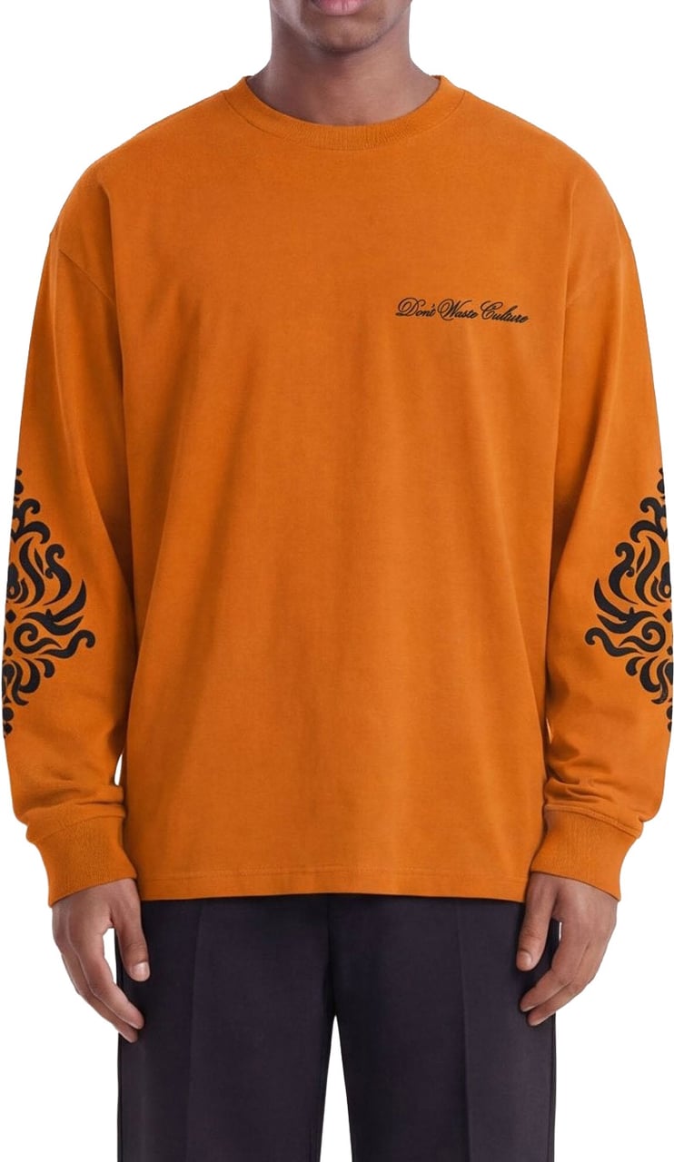 Don't Waste Culture Roye Longsleeve | Orange Oranje