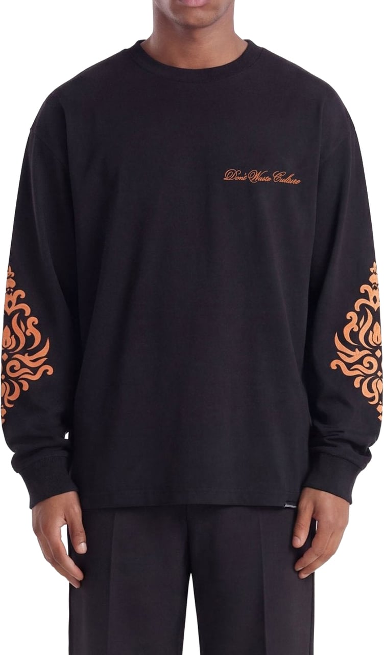 Don't Waste Culture Roye Longsleeve | Black Zwart