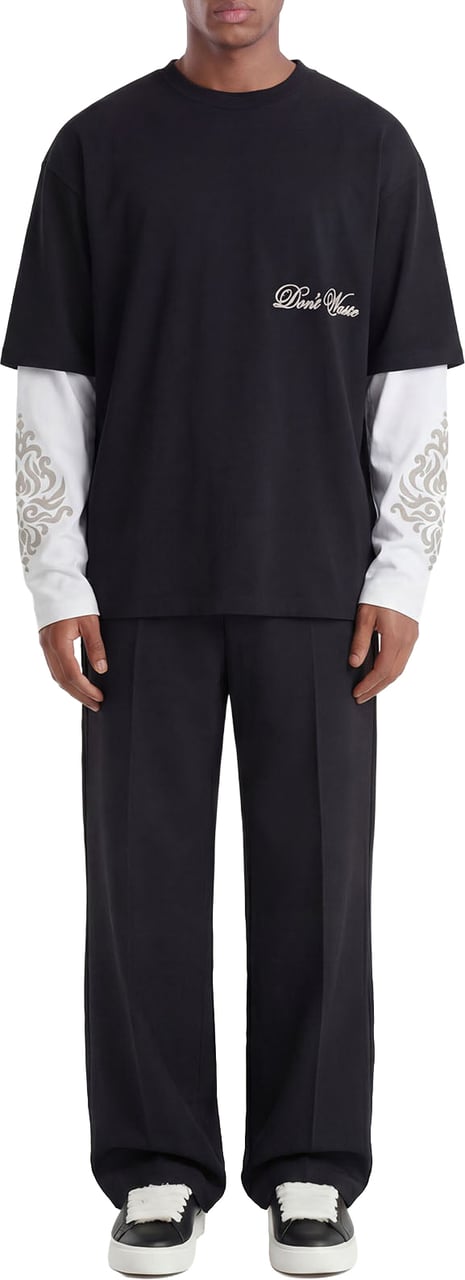 Don't Waste Culture Alare Layer Longsleeve | Black Zwart