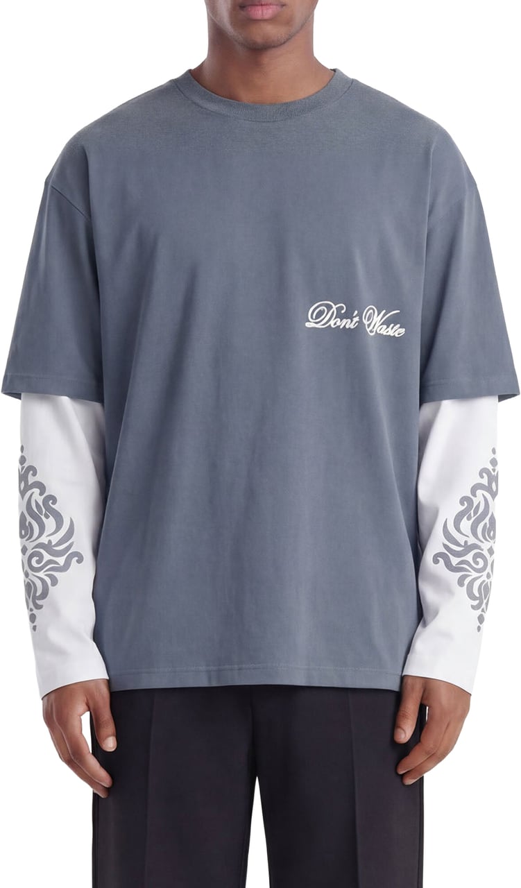 Don't Waste Culture Alare Layer Longsleeve | Light Blue Lichtblauw