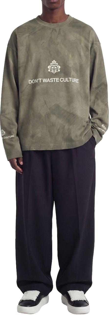 Don't Waste Culture Zada Longsleeve | Army Groen