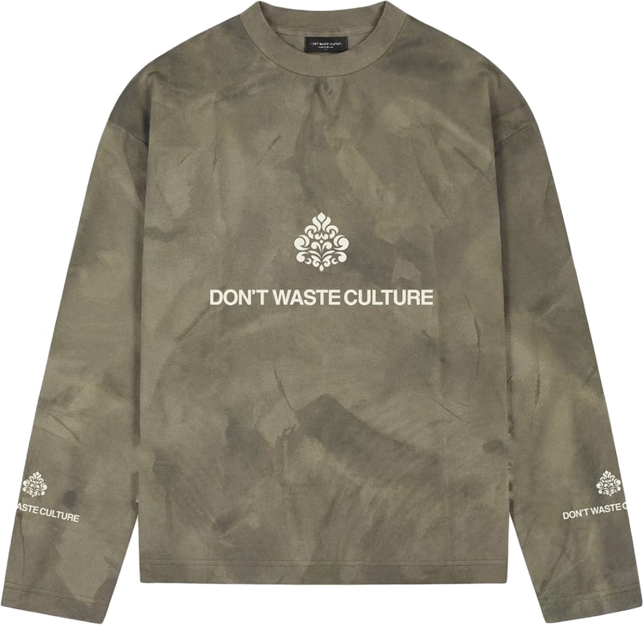 Don't Waste Culture Zada Longsleeve | Army Groen