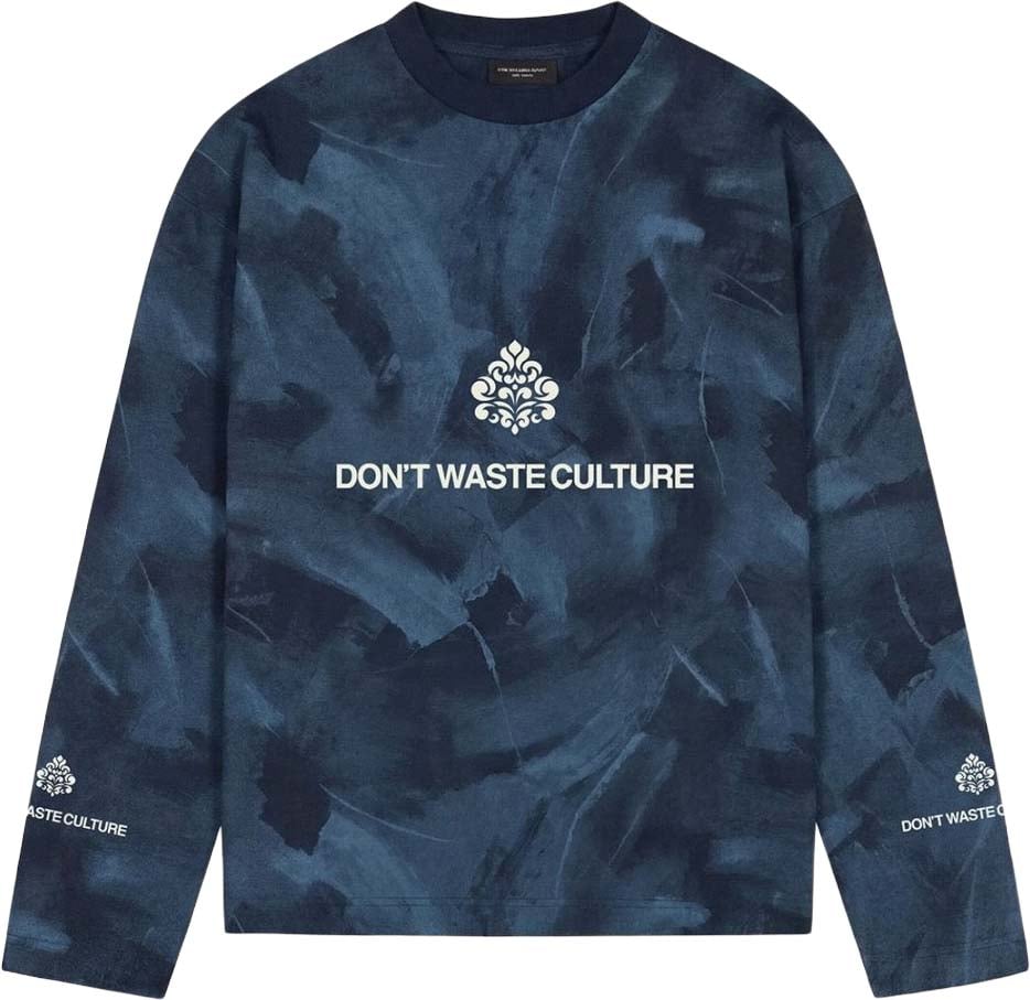 Don't Waste Culture Zada Longsleeve | Blue Blauw