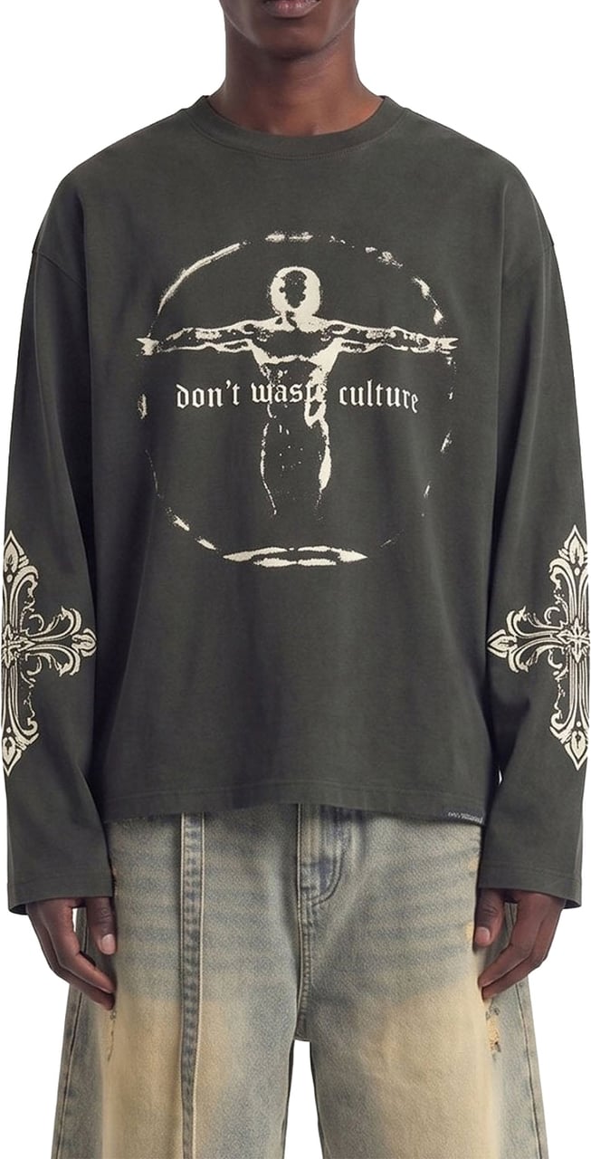 Don't Waste Culture Ator Longsleeve | Taupe Taupe