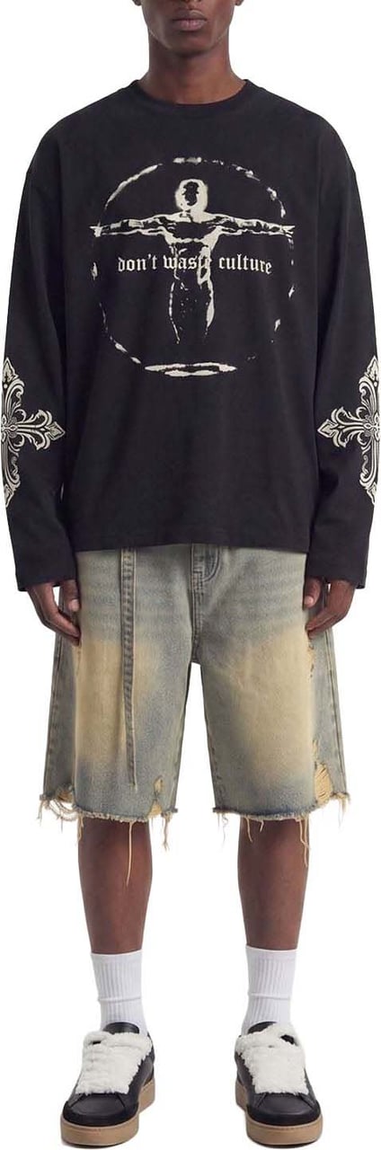 Don't Waste Culture Ator Longsleeve | Black Zwart