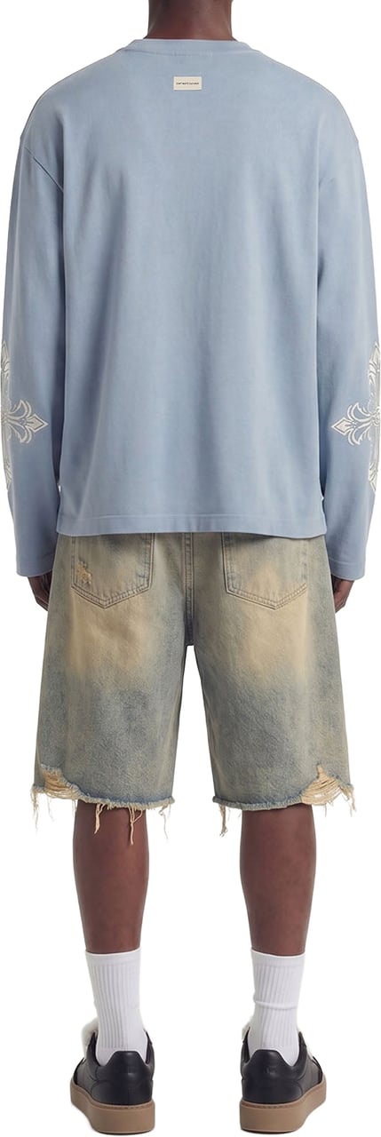 Don't Waste Culture Ator Longsleeve | Light Blue Lichtblauw
