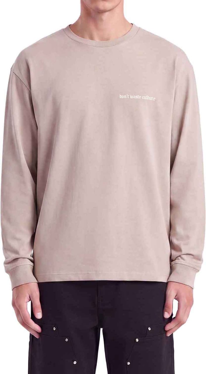 Don't Waste Culture Zayd Longsleeve | Taupe Taupe