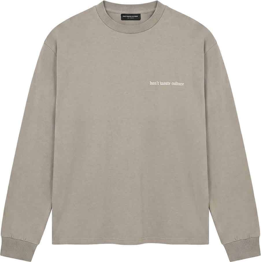 Don't Waste Culture Zayd Longsleeve | Sage Beige