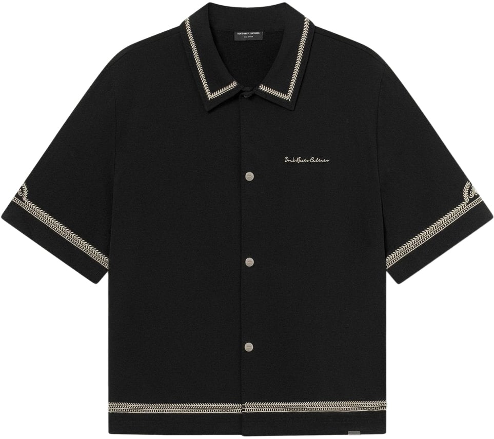 Don't Waste Culture Benoka Overshirt | Black Zwart