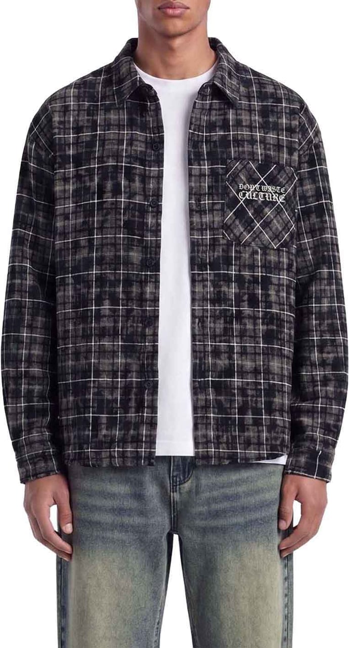 Don't Waste Culture Levi Overshirt | Black Zwart