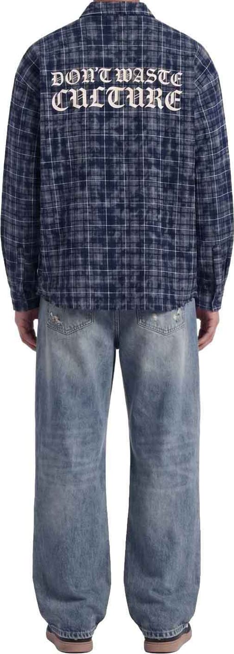 Don't Waste Culture Levi Overshirt | Blue Blauw