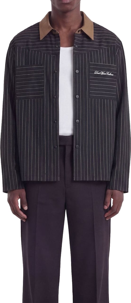 Don't Waste Culture Vea Overshirt | Black Zwart