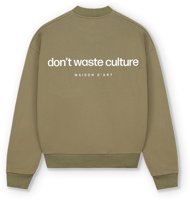 Don't Waste Culture Matt | Khaki Groen