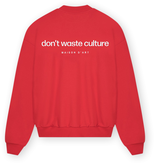 Don't Waste Culture Matt | Red Rood