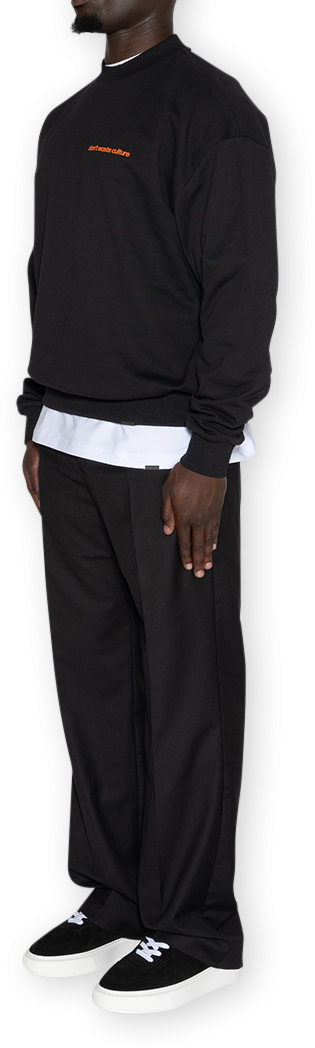 Don't Waste Culture Matt | Black/Orange Zwart