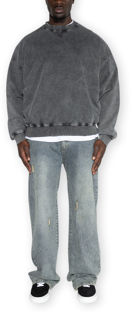 Don't Waste Culture Kong | Washed Black Donkergrijs